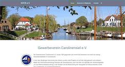 Desktop Screenshot of gewerbeverein-carolinensiel.de